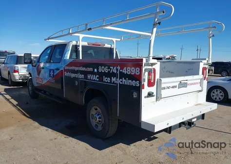 2020 Chevrolet Silverado 2500Hd Work Truck z USA, uszkodzony, nr VIN 1GC1WLE7XLF264399